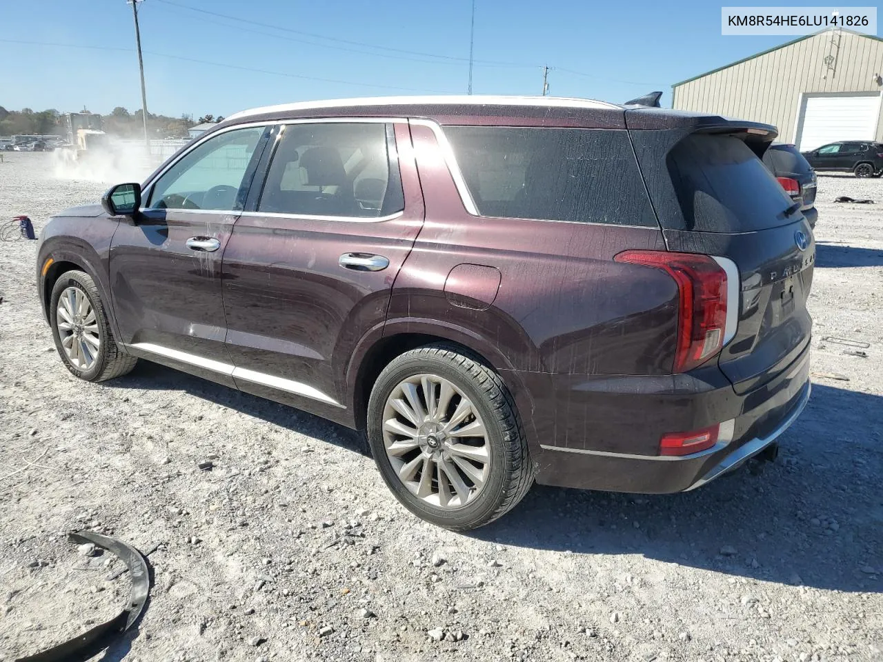 2020 Hyundai Palisade Limited VIN: KM8R54HE6LU141826 Lot: 77383504