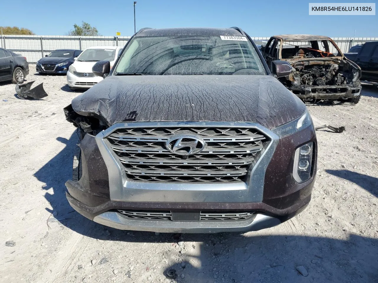 2020 Hyundai Palisade Limited VIN: KM8R54HE6LU141826 Lot: 77383504