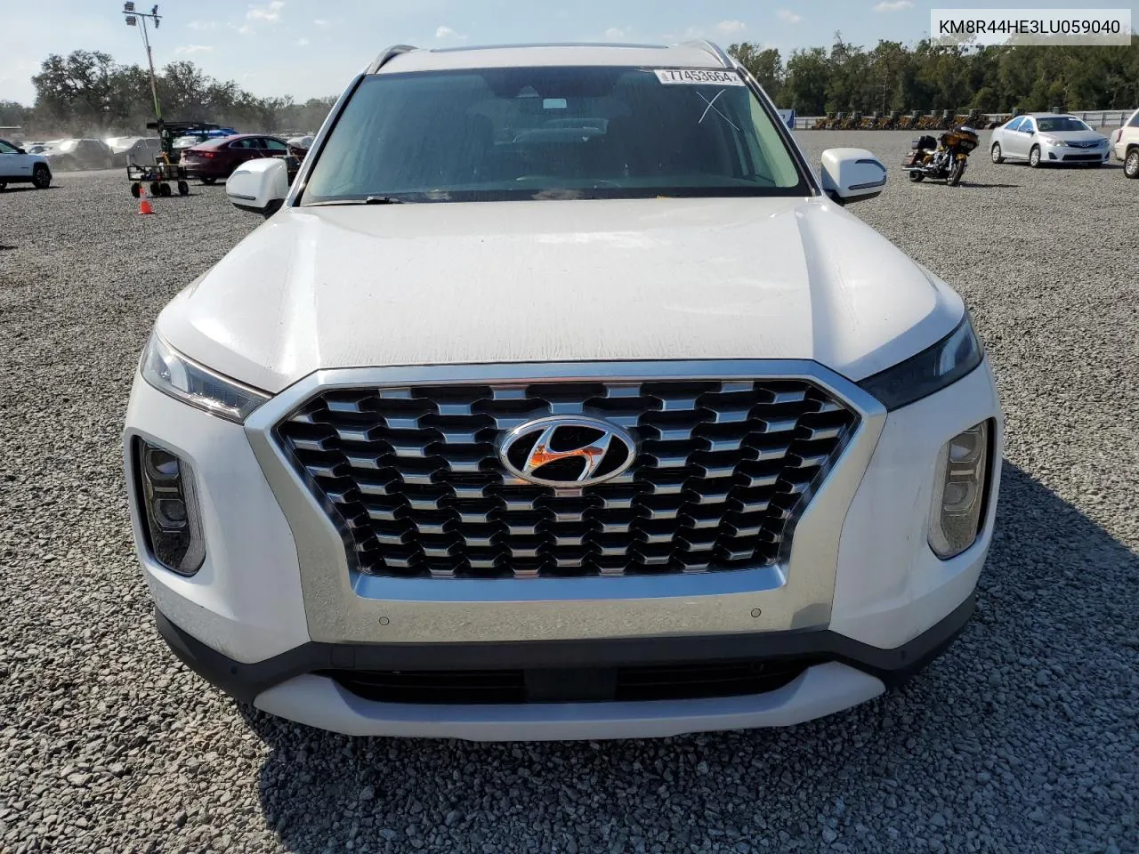 2020 Hyundai Palisade Sel VIN: KM8R44HE3LU059040 Lot: 77453664