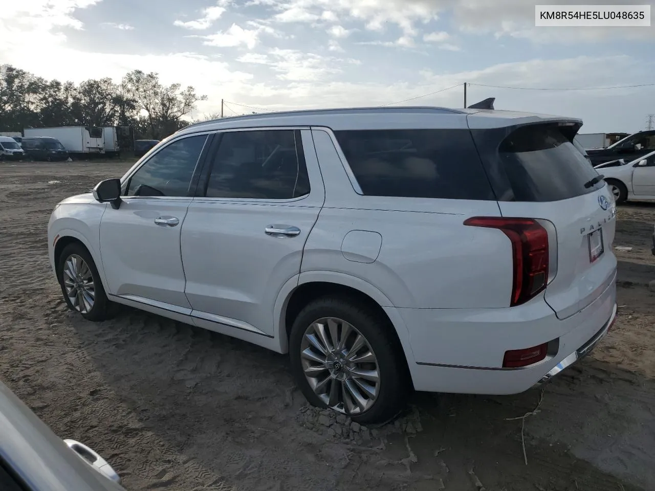 2020 Hyundai Palisade Limited VIN: KM8R54HE5LU048635 Lot: 77660354