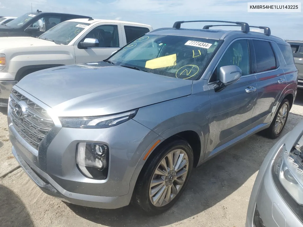 2020 Hyundai Palisade Limited VIN: KM8R54HE1LU143225 Lot: 77774344