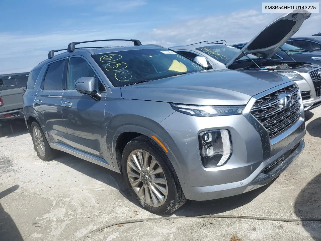 2020 Hyundai Palisade Limited VIN: KM8R54HE1LU143225 Lot: 77774344