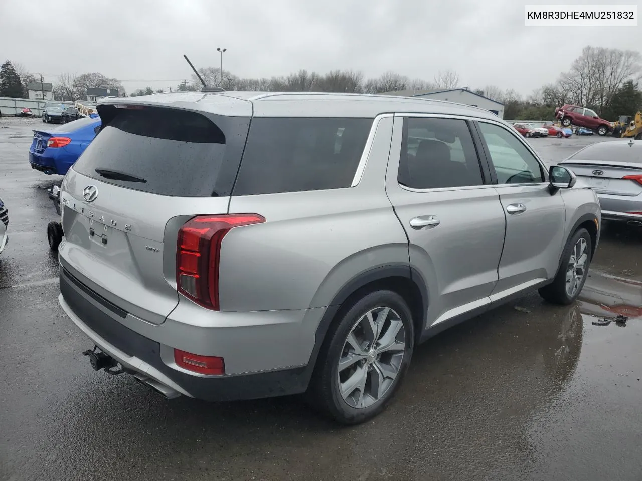 KM8R3DHE4MU251832 2021 Hyundai Palisade Sel