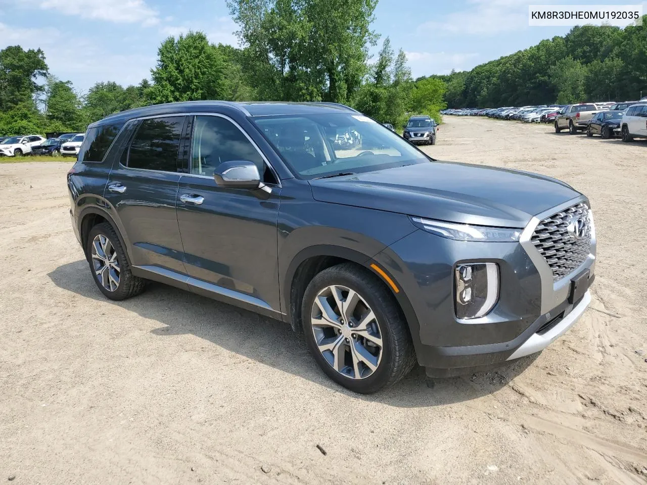 KM8R3DHE0MU192035 2021 Hyundai Palisade Sel