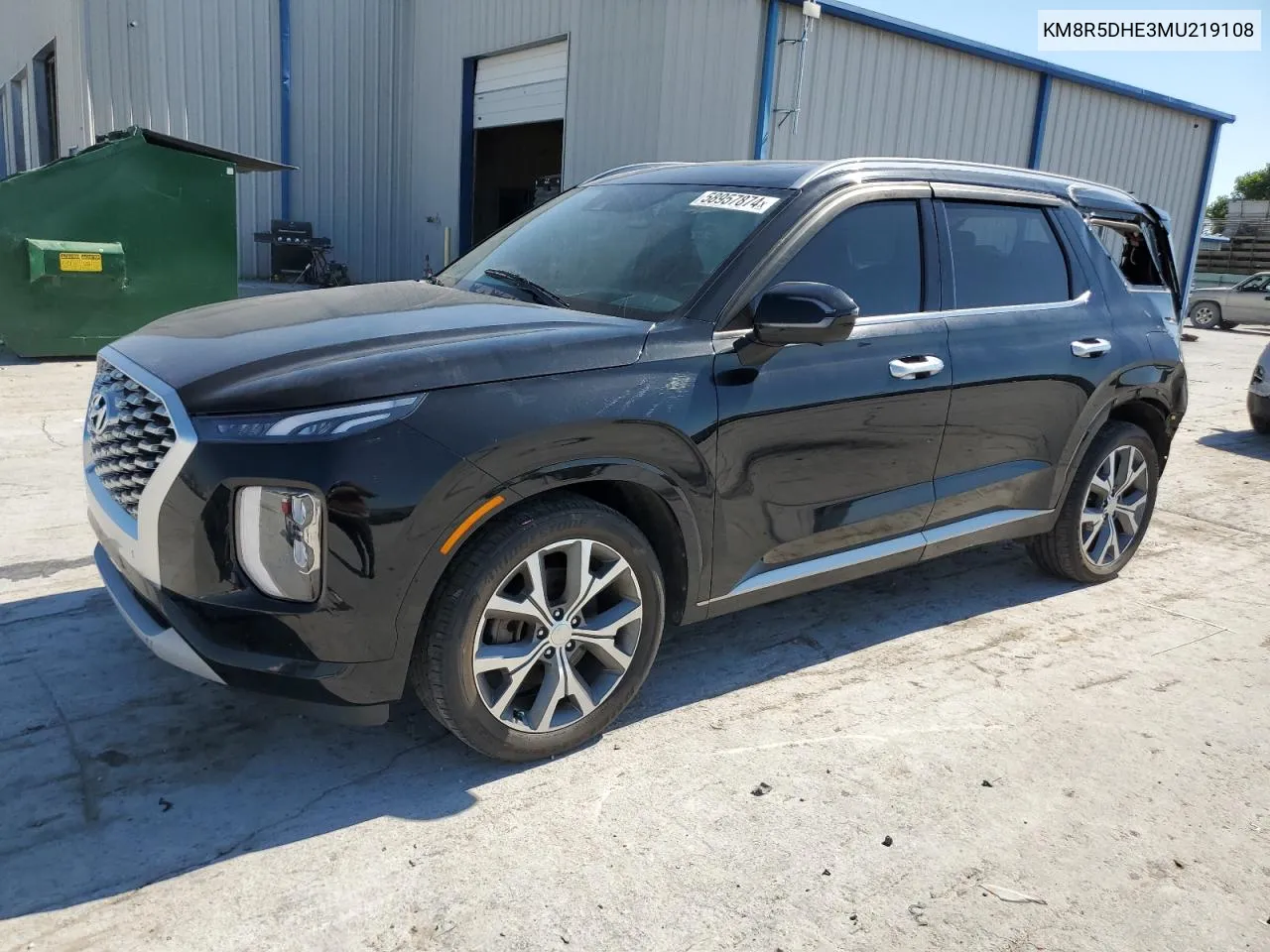 KM8R5DHE3MU219108 2021 Hyundai Palisade Limited