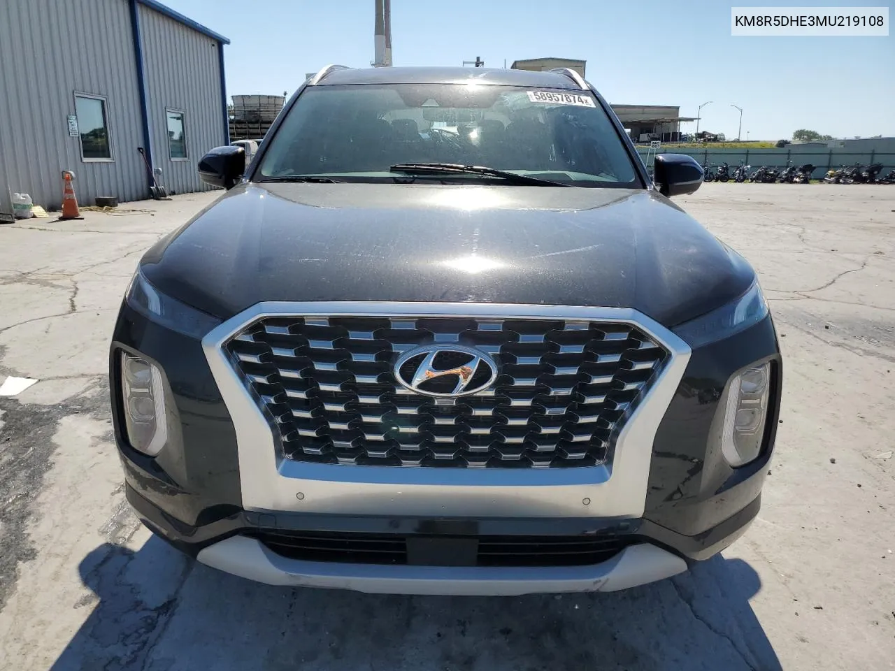 2021 Hyundai Palisade Limited VIN: KM8R5DHE3MU219108 Lot: 58957874