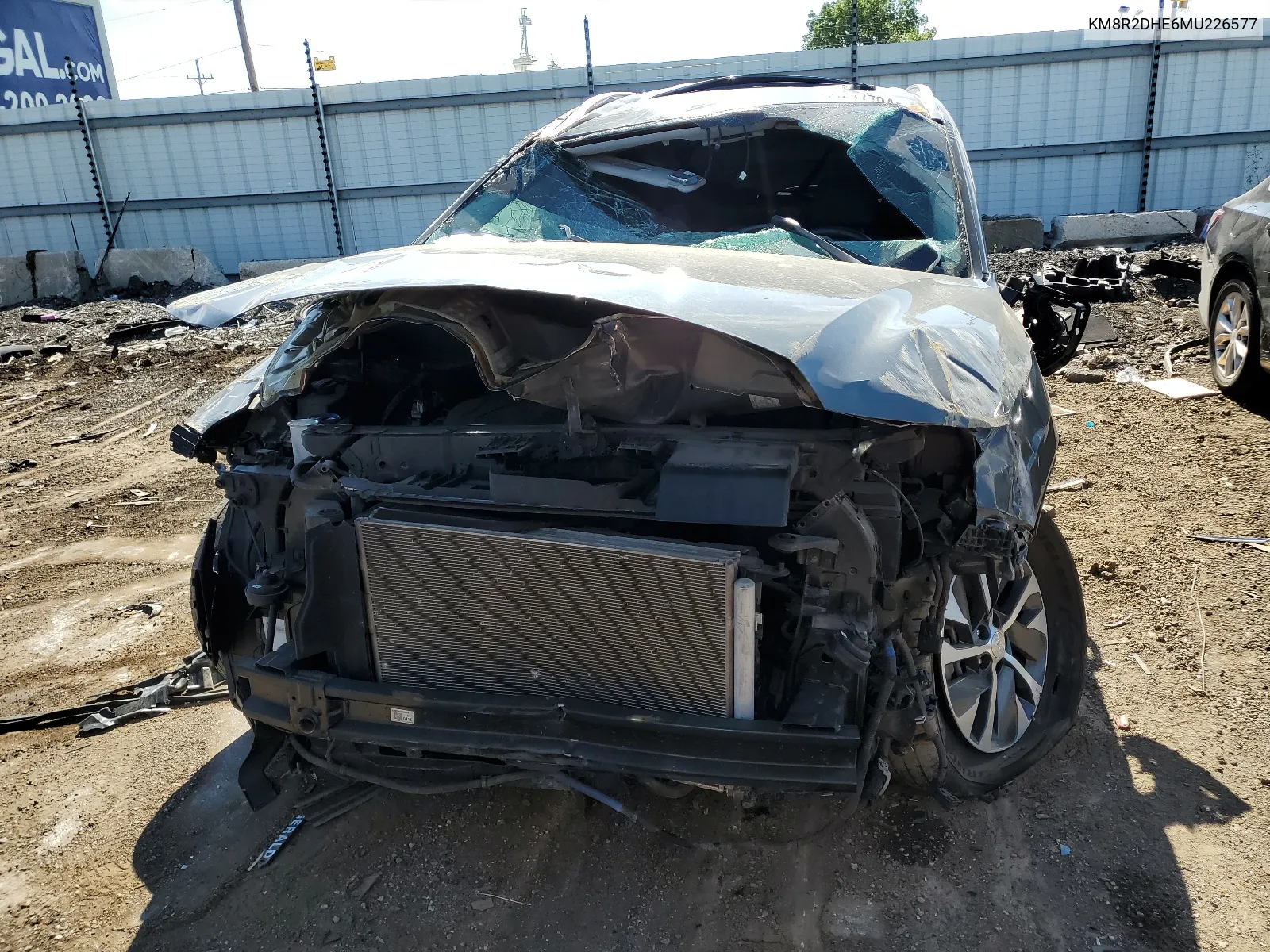 2021 Hyundai Palisade Sel VIN: KM8R2DHE6MU226577 Lot: 59217704