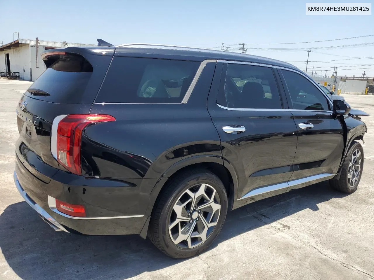 KM8R74HE3MU281425 2021 Hyundai Palisade Calligraphy