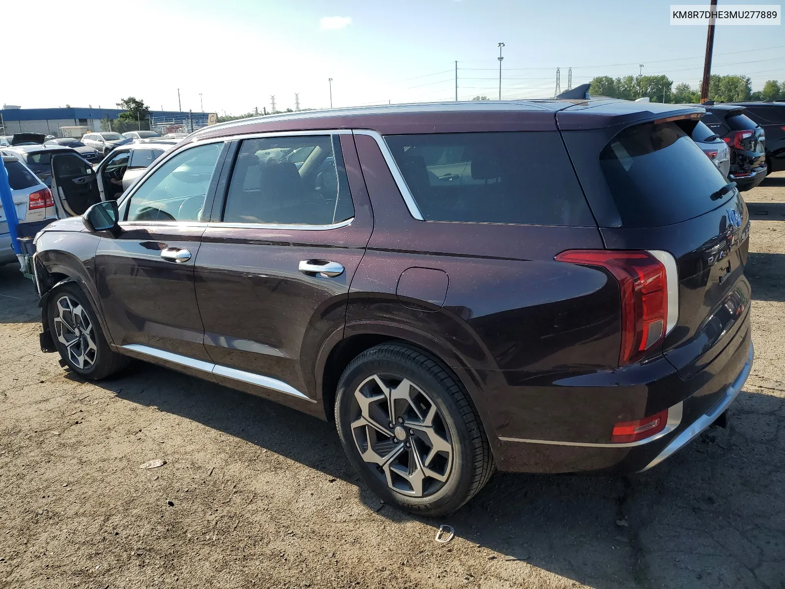 KM8R7DHE3MU277889 2021 Hyundai Palisade Calligraphy