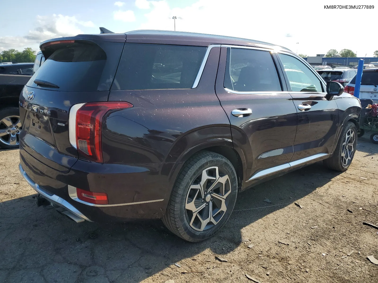 KM8R7DHE3MU277889 2021 Hyundai Palisade Calligraphy