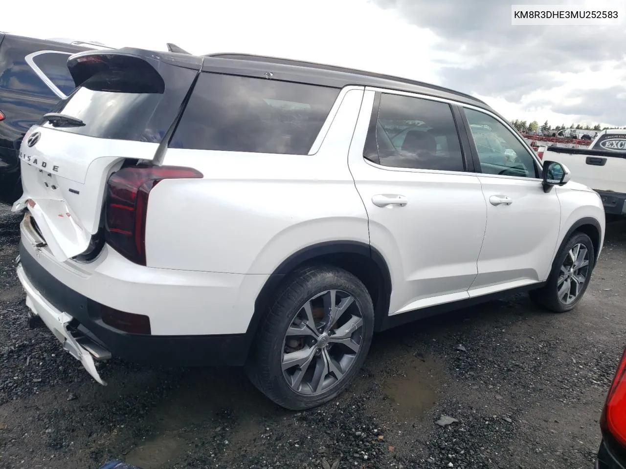 2021 Hyundai Palisade Sel VIN: KM8R3DHE3MU252583 Lot: 63754854