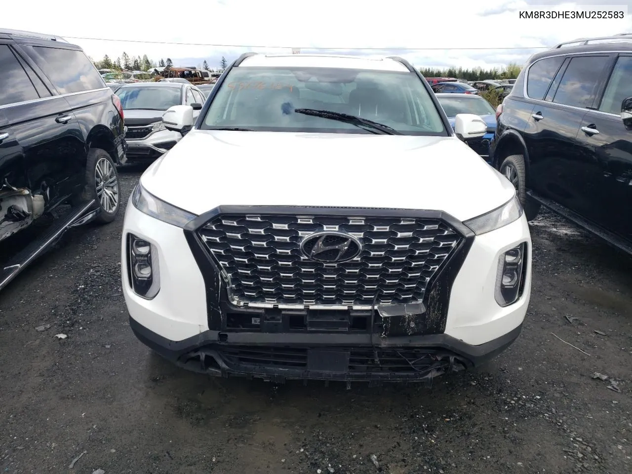 KM8R3DHE3MU252583 2021 Hyundai Palisade Sel