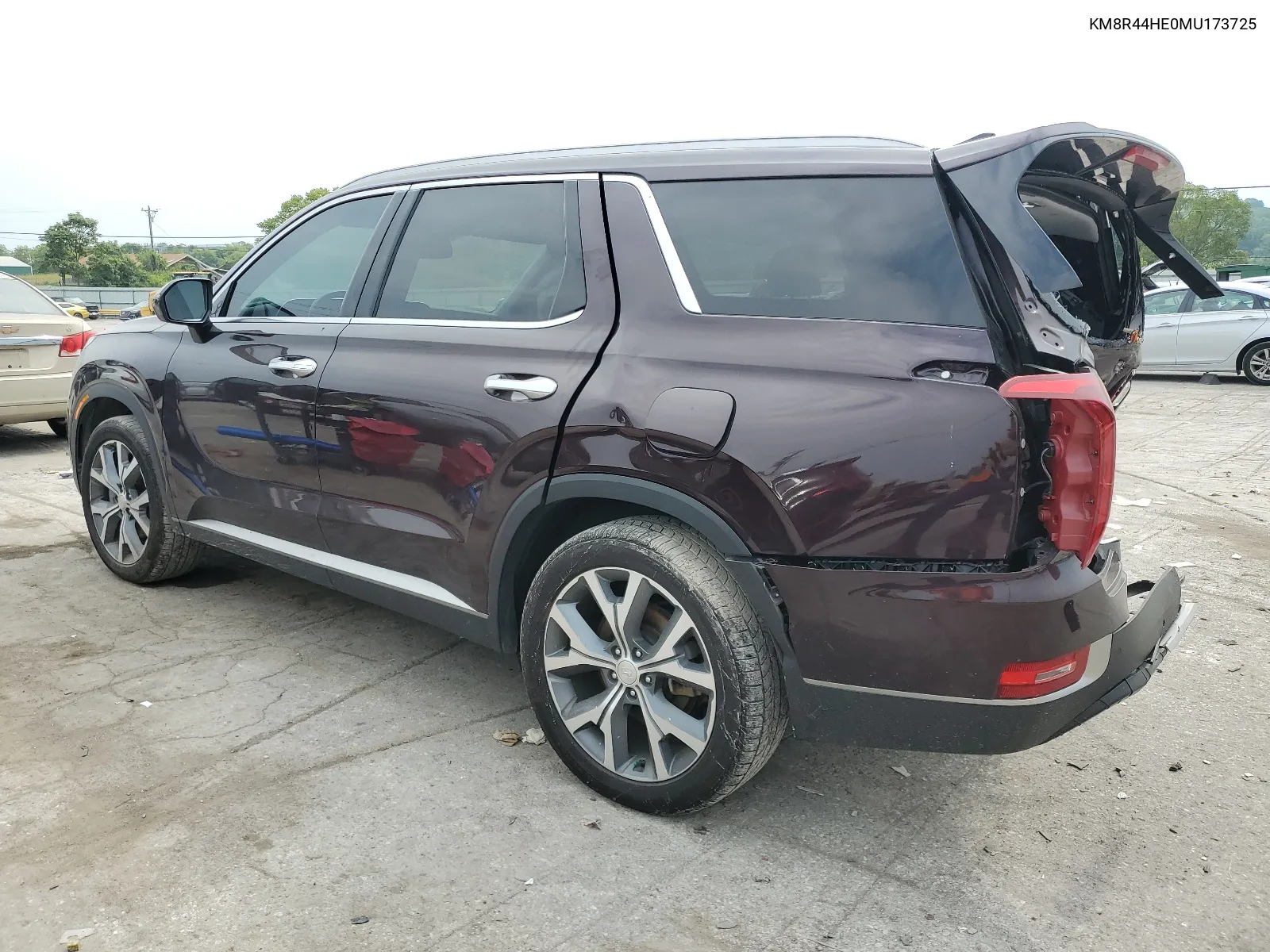 KM8R44HE0MU173725 2021 Hyundai Palisade Sel