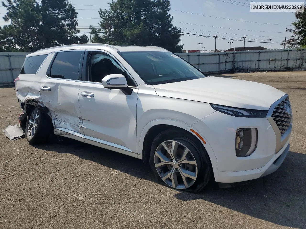 2021 Hyundai Palisade Limited VIN: KM8R5DHE8MU220299 Lot: 65148124