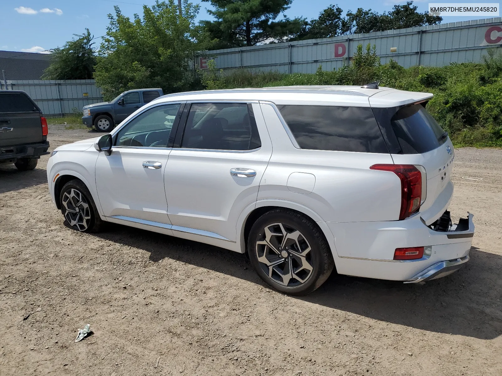 KM8R7DHE5MU245820 2021 Hyundai Palisade Calligraphy