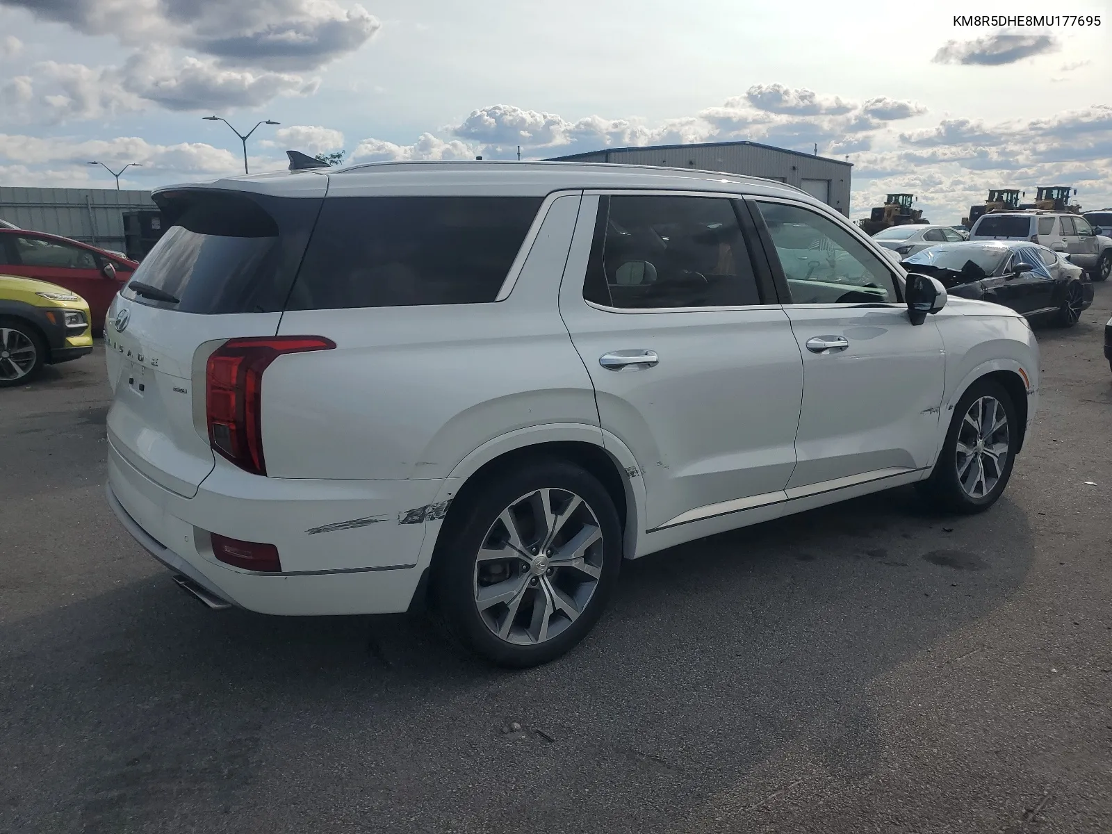 2021 Hyundai Palisade Limited VIN: KM8R5DHE8MU177695 Lot: 65825864