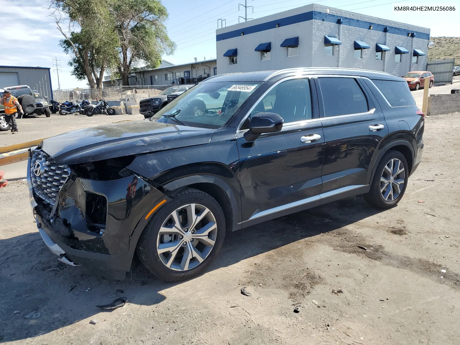 2021 Hyundai Palisade Sel VIN: KM8R4DHE2MU256086 Lot: 66346954