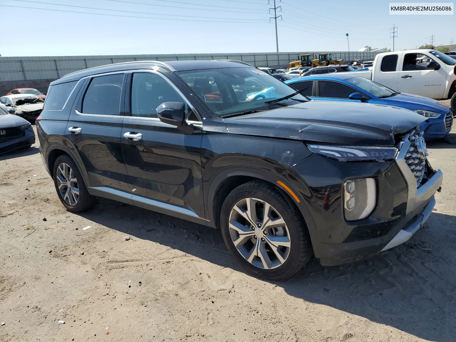 2021 Hyundai Palisade Sel VIN: KM8R4DHE2MU256086 Lot: 66346954