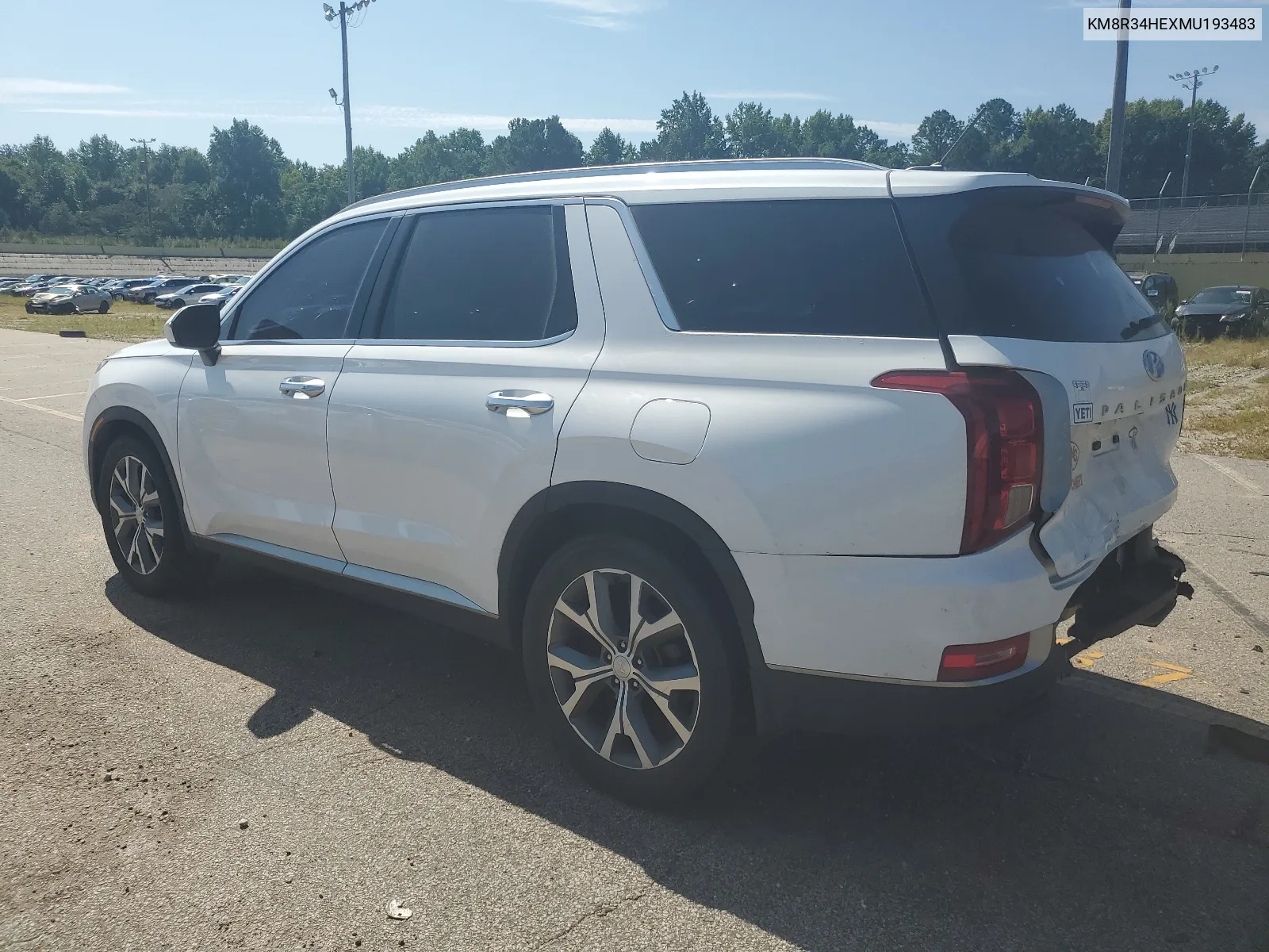 2021 Hyundai Palisade Sel VIN: KM8R34HEXMU193483 Lot: 66360134