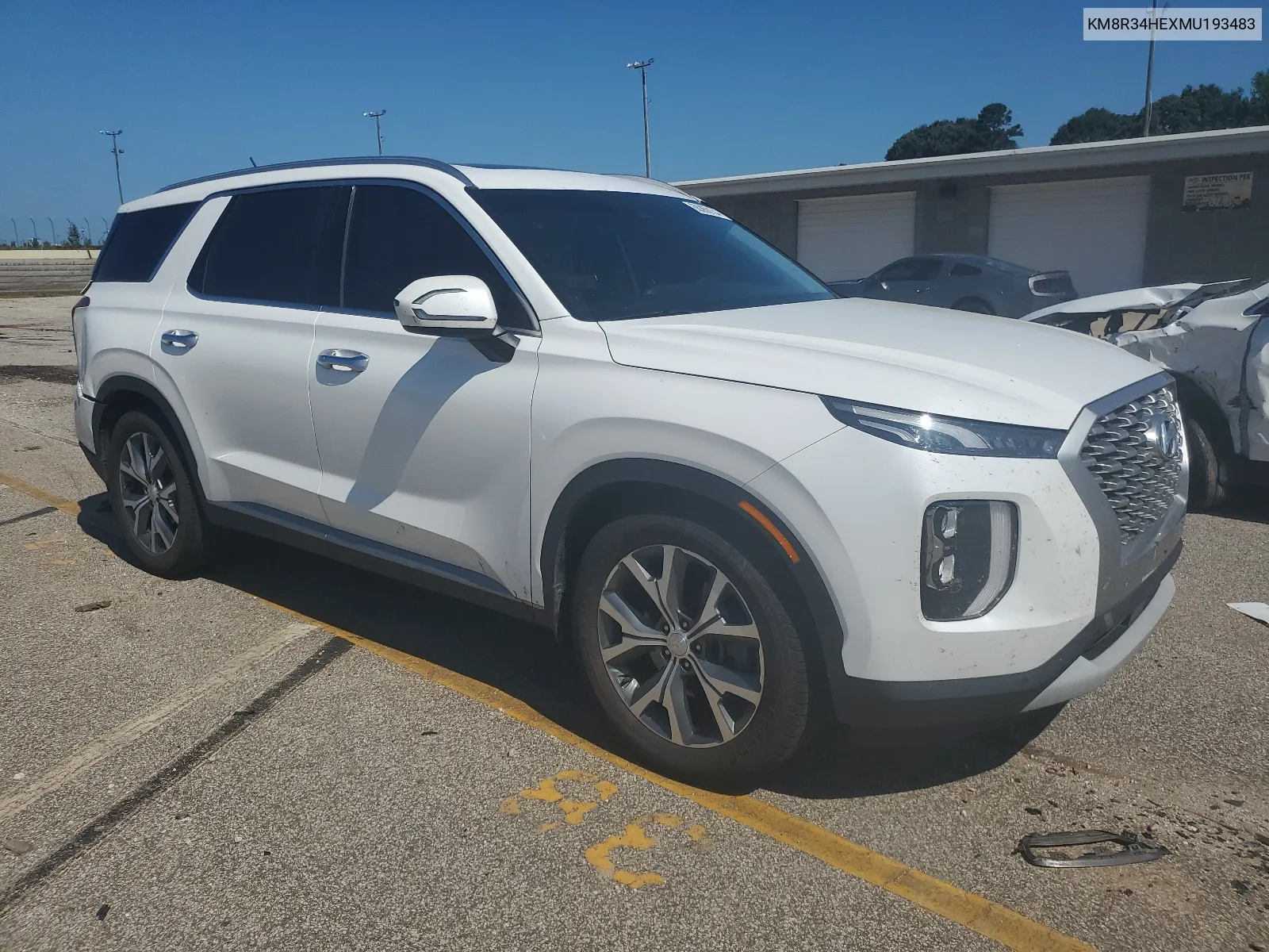 2021 Hyundai Palisade Sel VIN: KM8R34HEXMU193483 Lot: 66360134