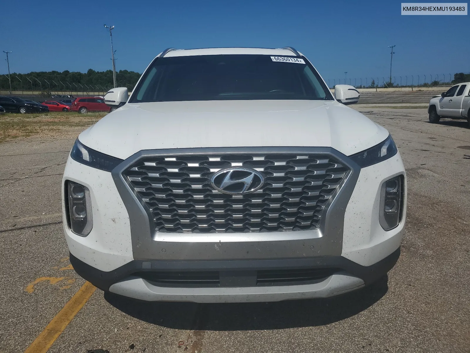 2021 Hyundai Palisade Sel VIN: KM8R34HEXMU193483 Lot: 66360134