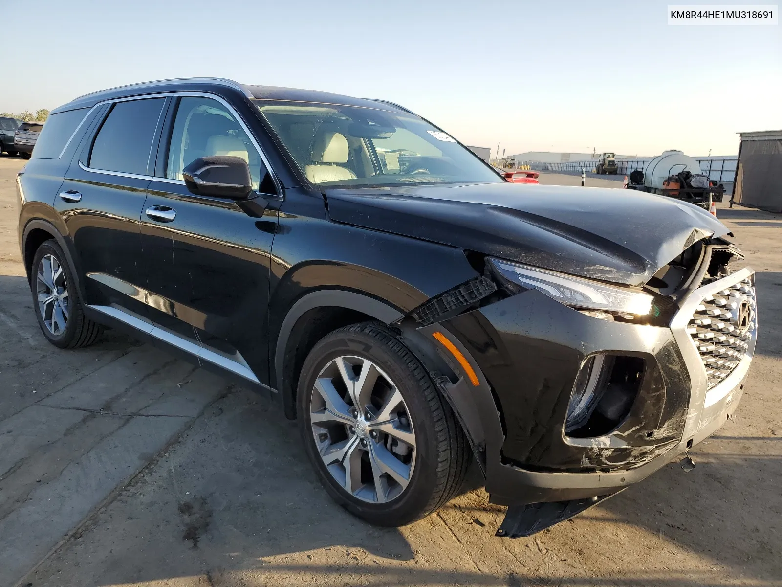 2021 Hyundai Palisade Sel VIN: KM8R44HE1MU318691 Lot: 66522444