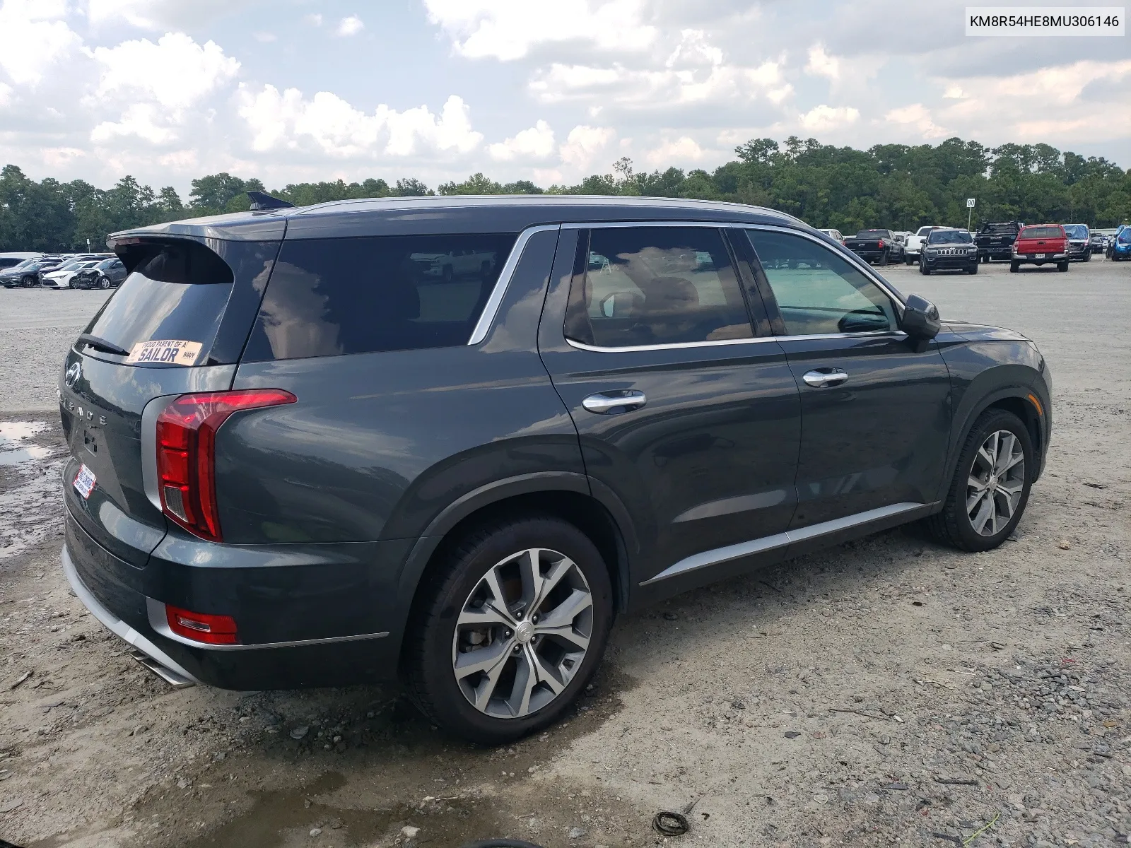 2021 Hyundai Palisade Limited VIN: KM8R54HE8MU306146 Lot: 66723724