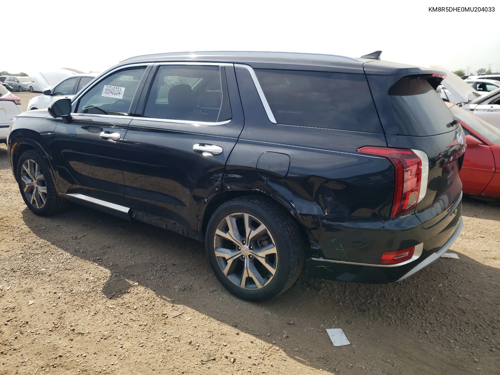 KM8R5DHE0MU204033 2021 Hyundai Palisade Limited