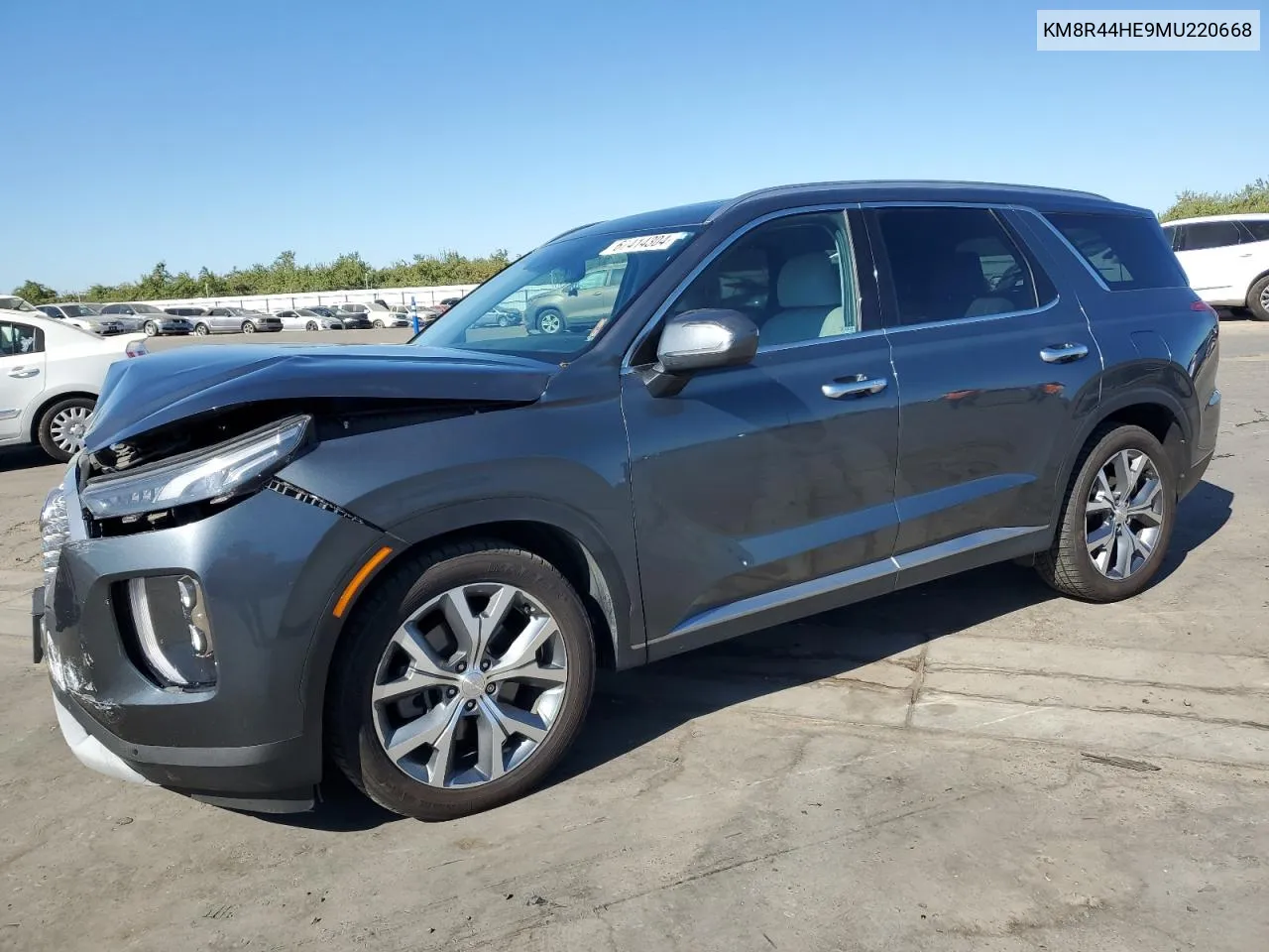 KM8R44HE9MU220668 2021 Hyundai Palisade Sel