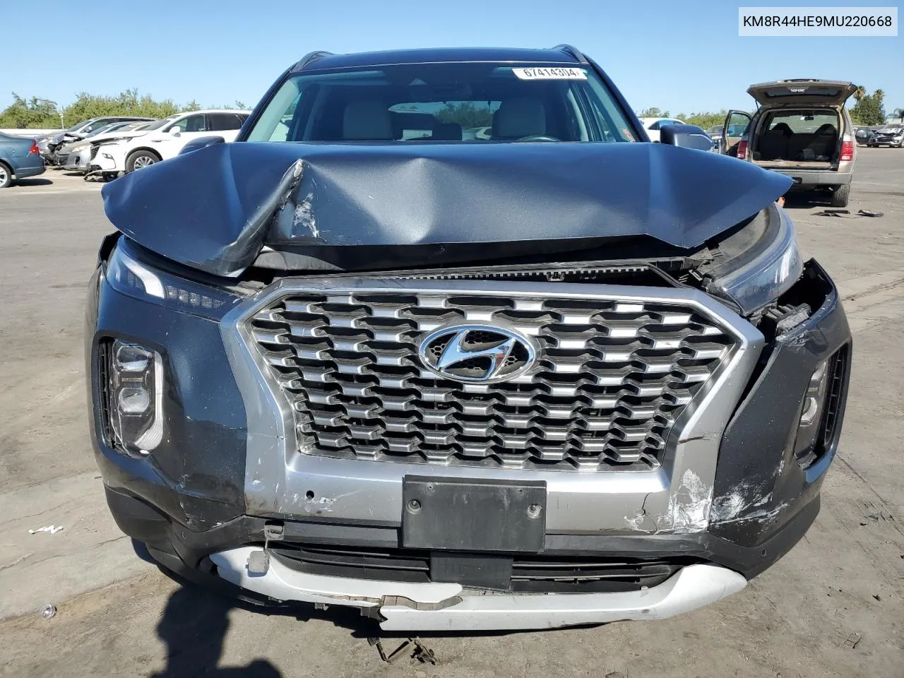 2021 Hyundai Palisade Sel VIN: KM8R44HE9MU220668 Lot: 67414304