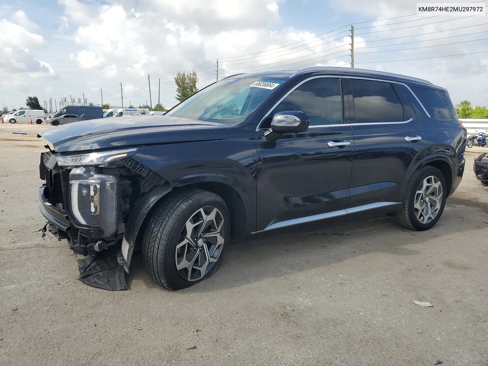 KM8R74HE2MU297972 2021 Hyundai Palisade Calligraphy