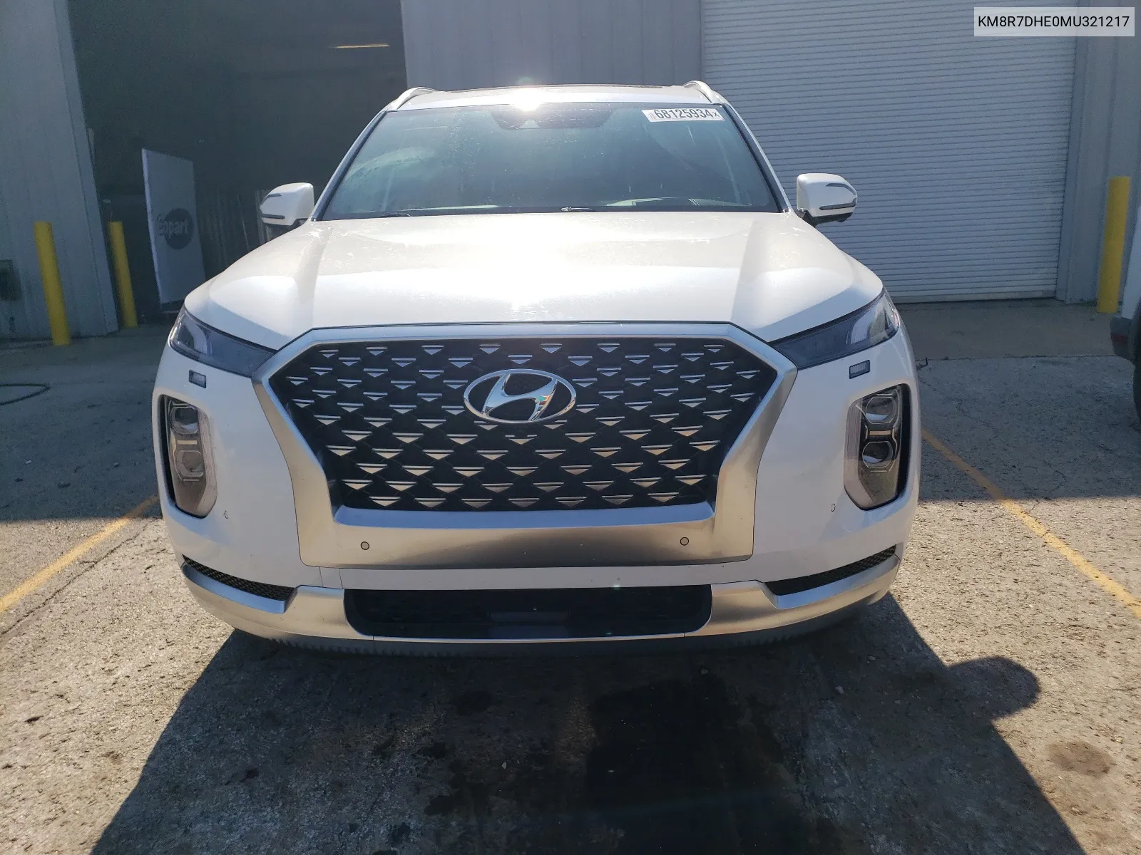 KM8R7DHE0MU321217 2021 Hyundai Palisade Calligraphy