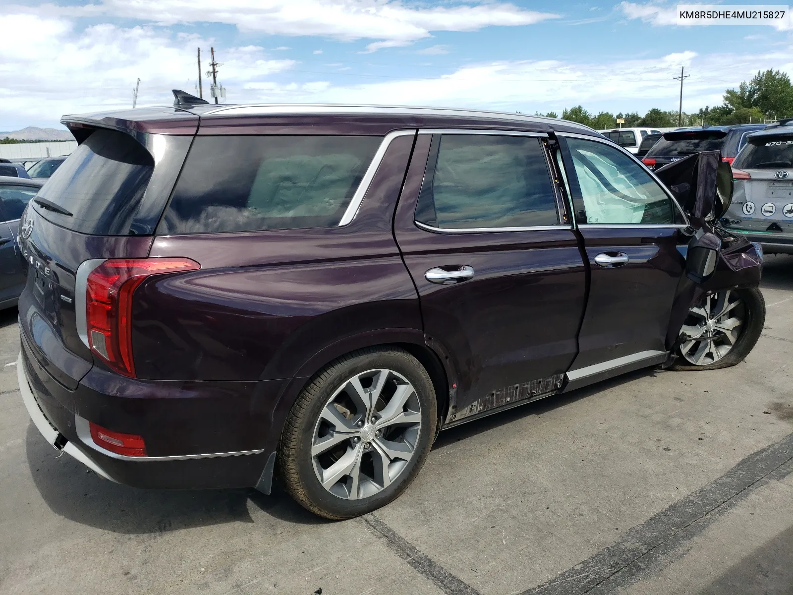 2021 Hyundai Palisade Limited VIN: KM8R5DHE4MU215827 Lot: 68151144