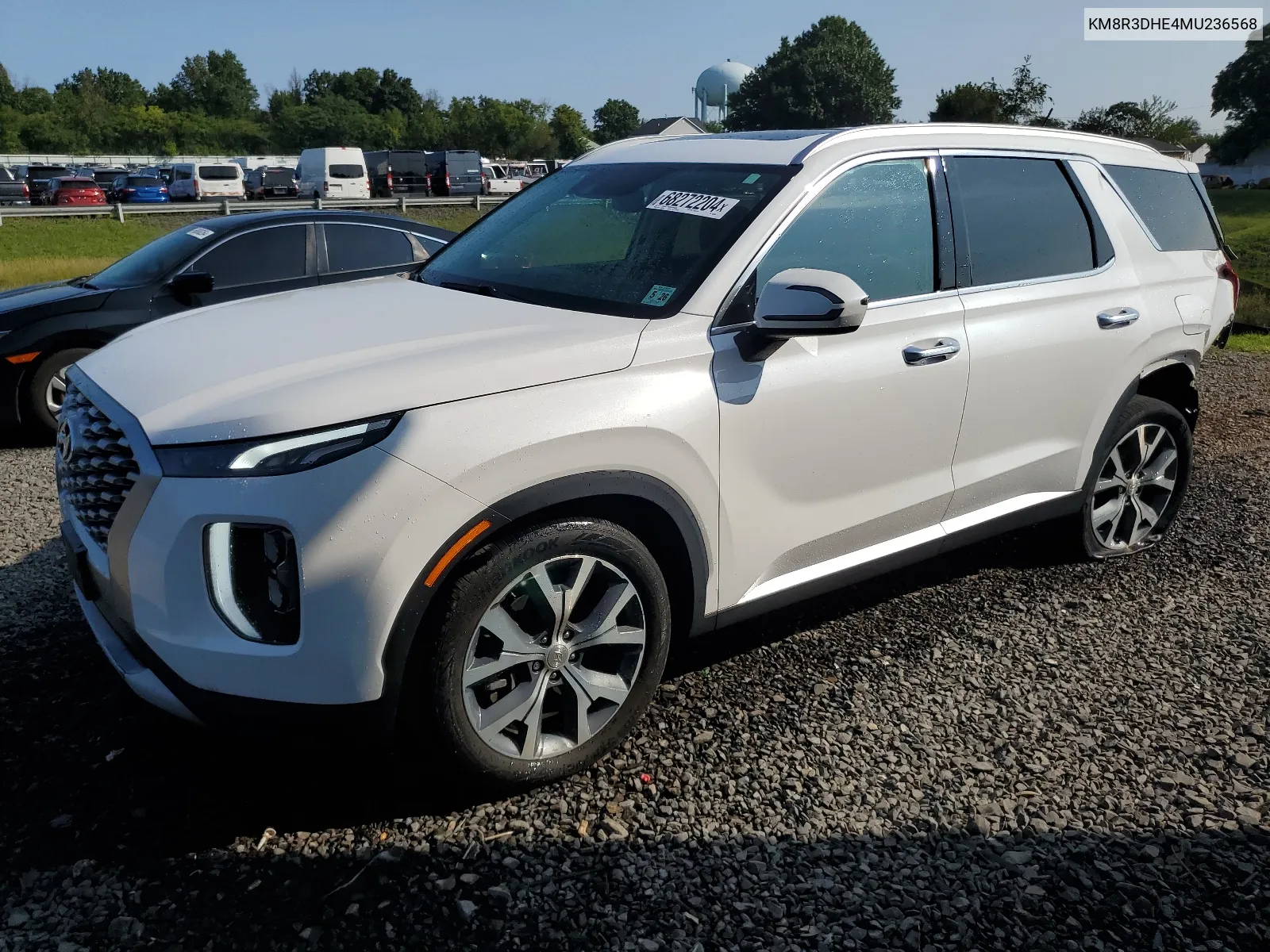 KM8R3DHE4MU236568 2021 Hyundai Palisade Sel