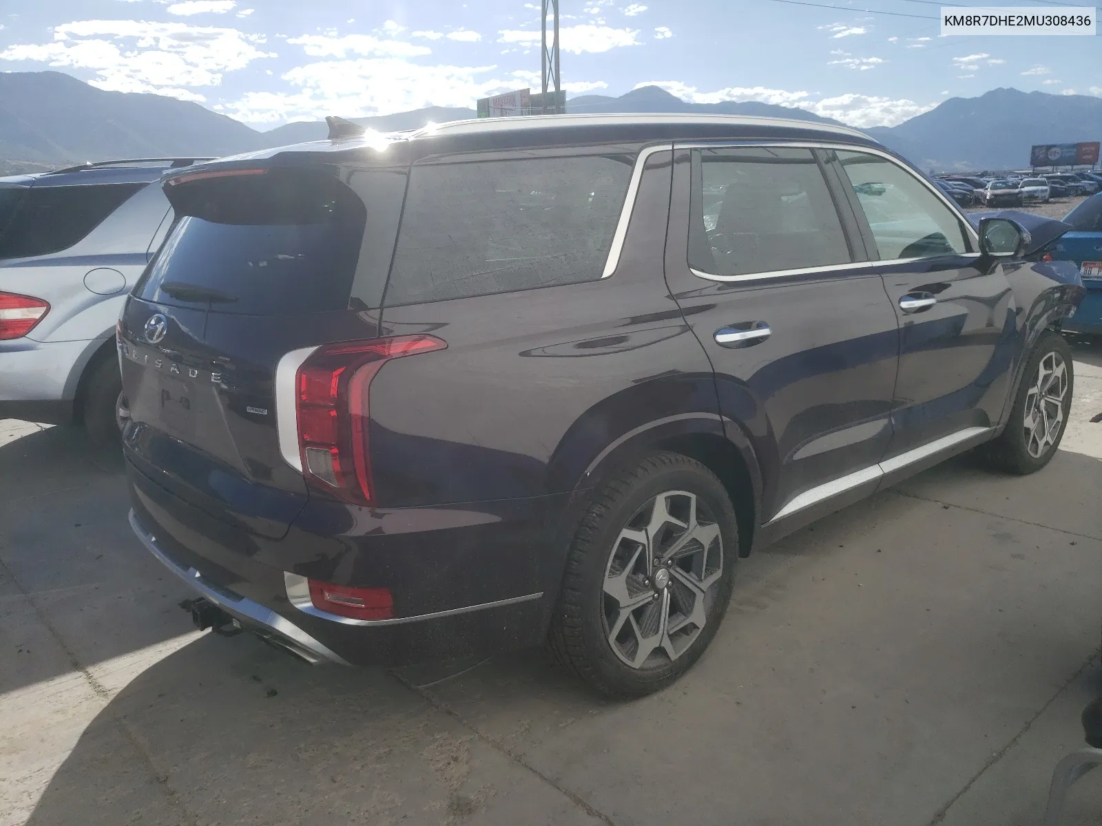 KM8R7DHE2MU308436 2021 Hyundai Palisade Calligraphy