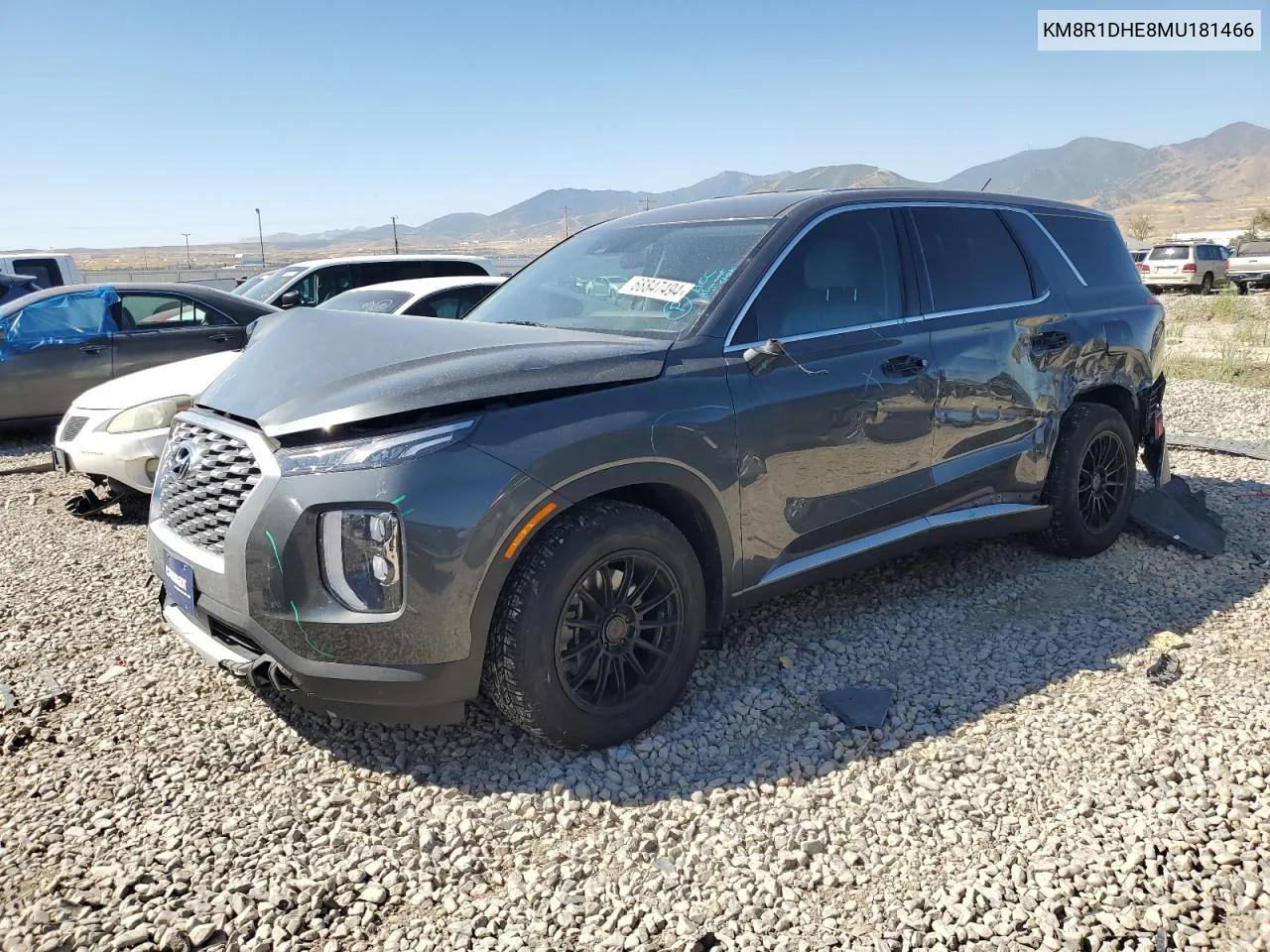 2021 Hyundai Palisade Se VIN: KM8R1DHE8MU181466 Lot: 68847494