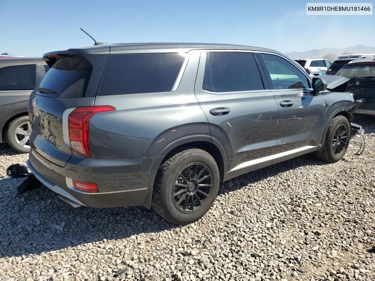 2021 Hyundai Palisade Se VIN: KM8R1DHE8MU181466 Lot: 68847494