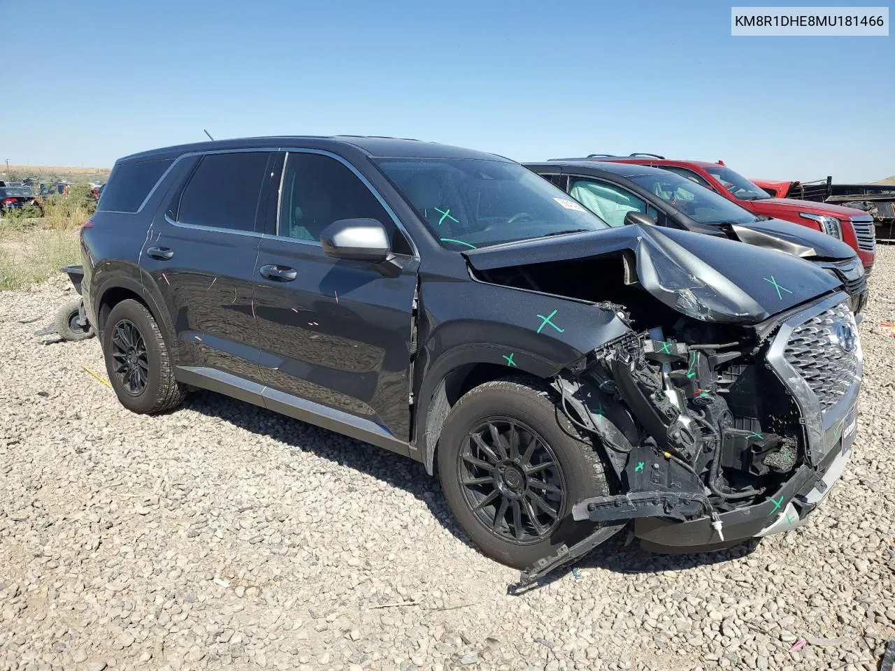 2021 Hyundai Palisade Se VIN: KM8R1DHE8MU181466 Lot: 68847494