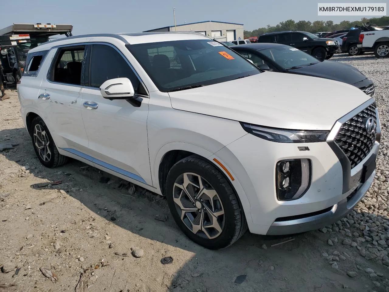 2021 Hyundai Palisade Calligraphy VIN: KM8R7DHEXMU179183 Lot: 69074134