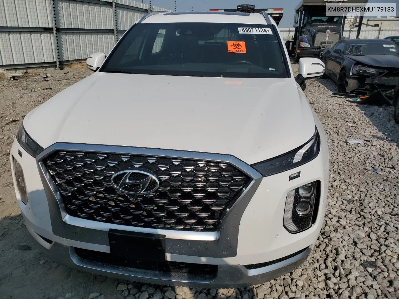 2021 Hyundai Palisade Calligraphy VIN: KM8R7DHEXMU179183 Lot: 69074134