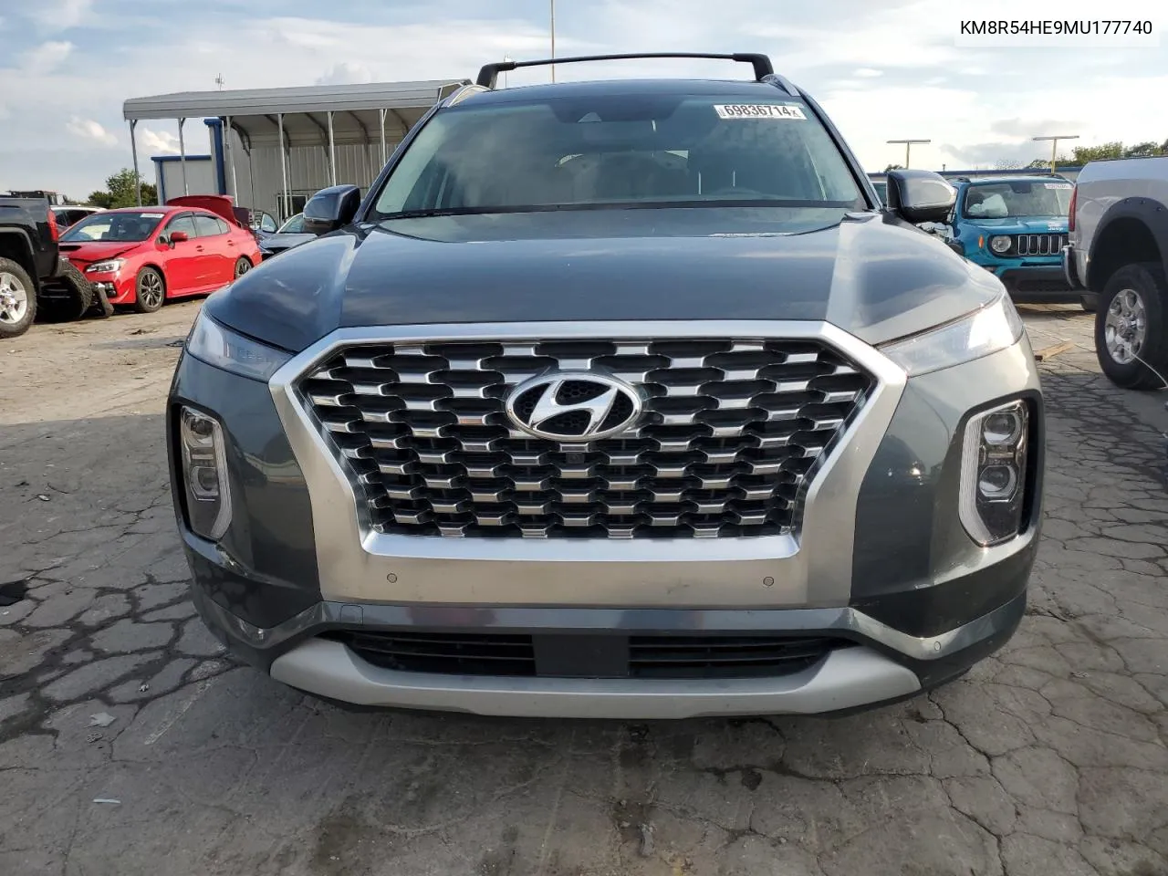 2021 Hyundai Palisade Limited VIN: KM8R54HE9MU177740 Lot: 69836714