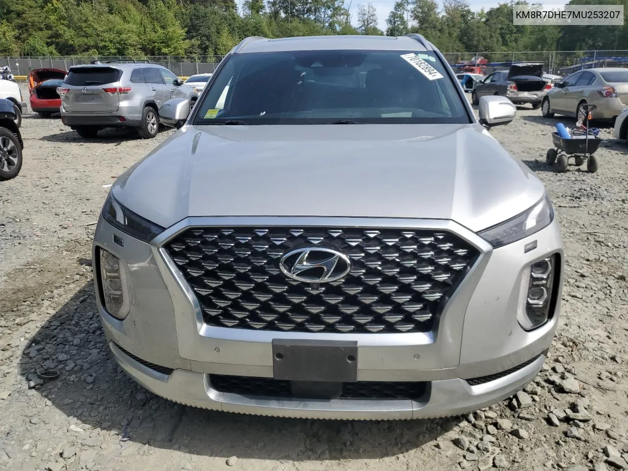 2021 Hyundai Palisade Calligraphy VIN: KM8R7DHE7MU253207 Lot: 70182894