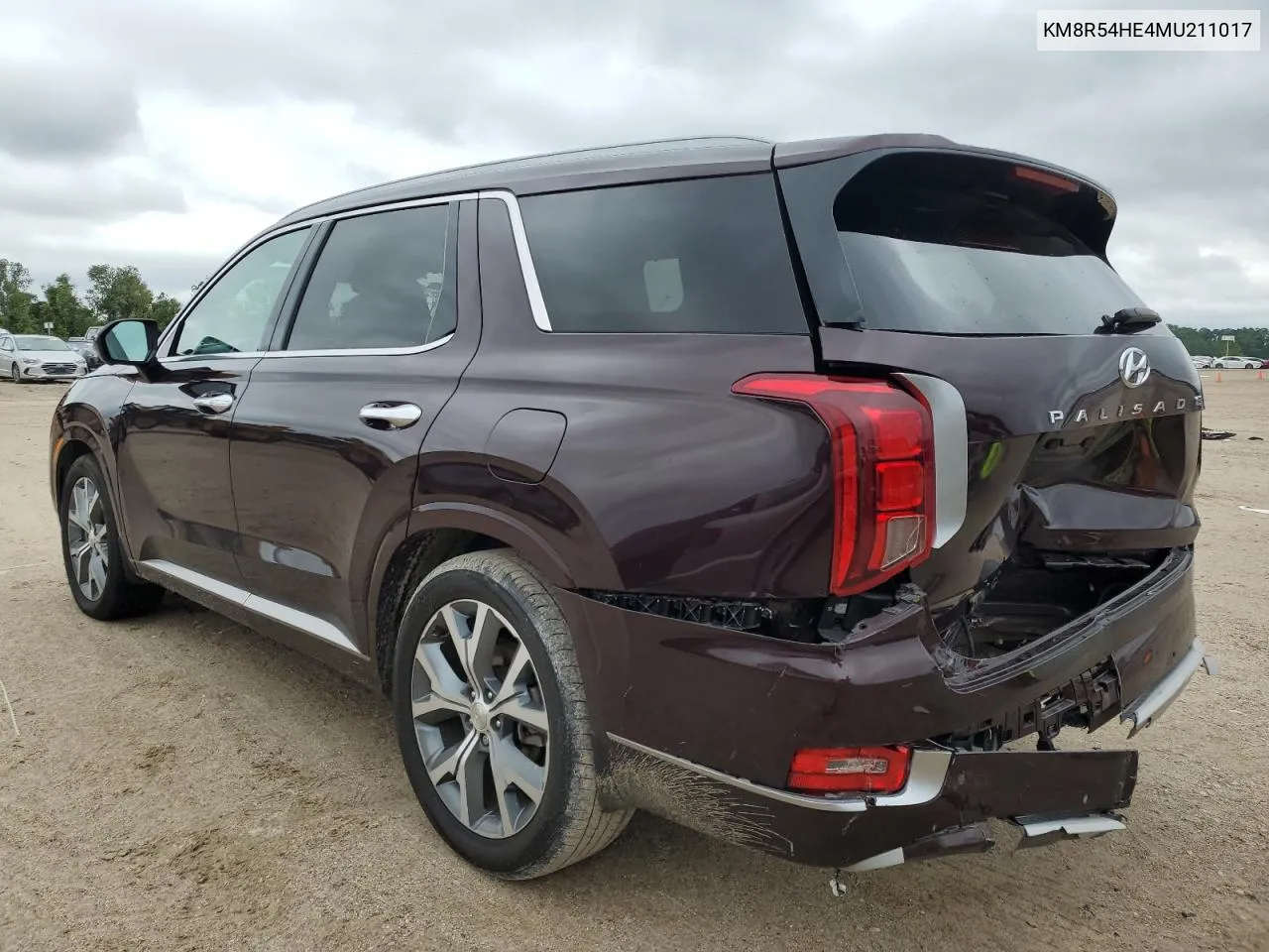 2021 Hyundai Palisade Limited VIN: KM8R54HE4MU211017 Lot: 70238884