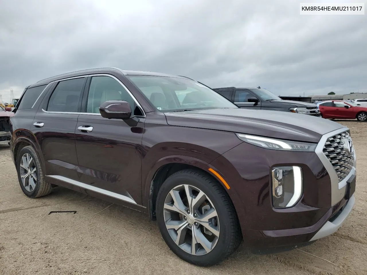 2021 Hyundai Palisade Limited VIN: KM8R54HE4MU211017 Lot: 70238884