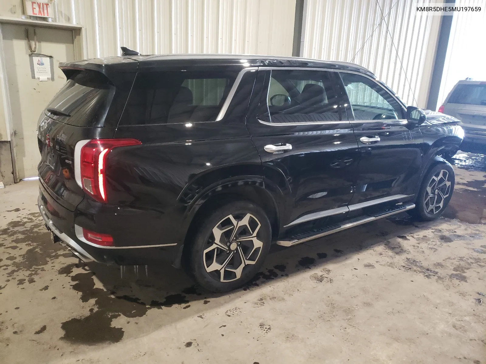 2021 Hyundai Palisade Limited VIN: KM8R5DHE5MU197659 Lot: 70308542