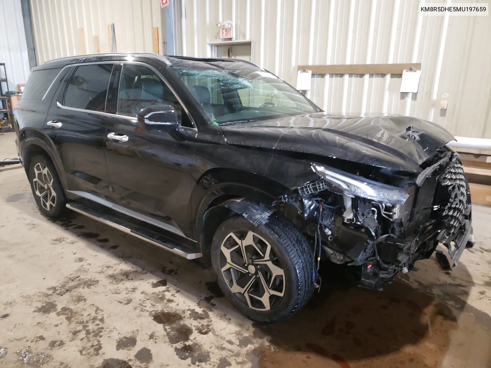 2021 Hyundai Palisade Limited VIN: KM8R5DHE5MU197659 Lot: 70308542