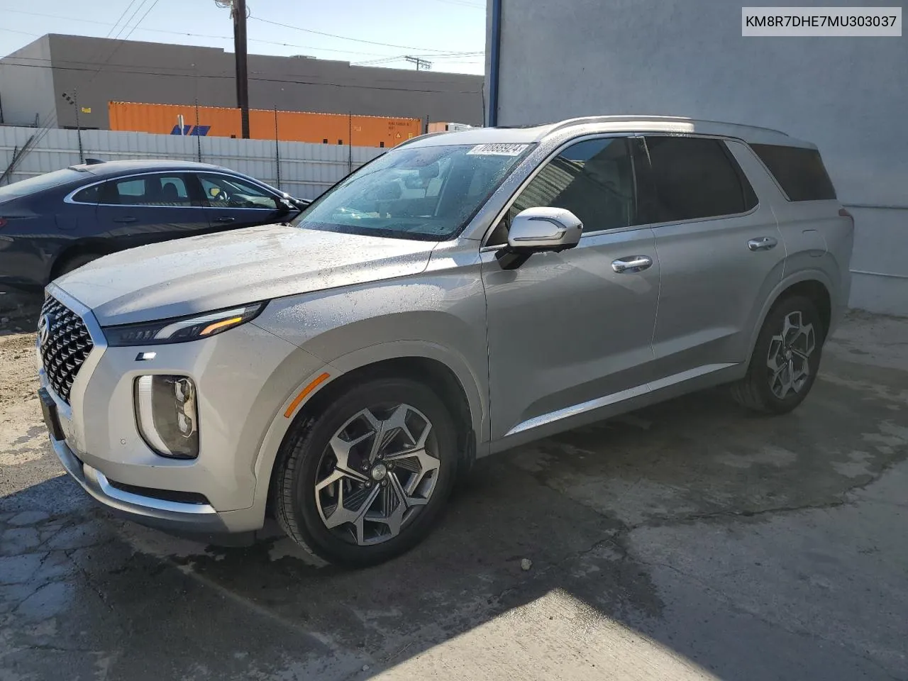 KM8R7DHE7MU303037 2021 Hyundai Palisade Calligraphy