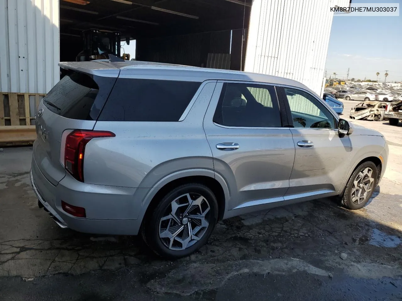 KM8R7DHE7MU303037 2021 Hyundai Palisade Calligraphy