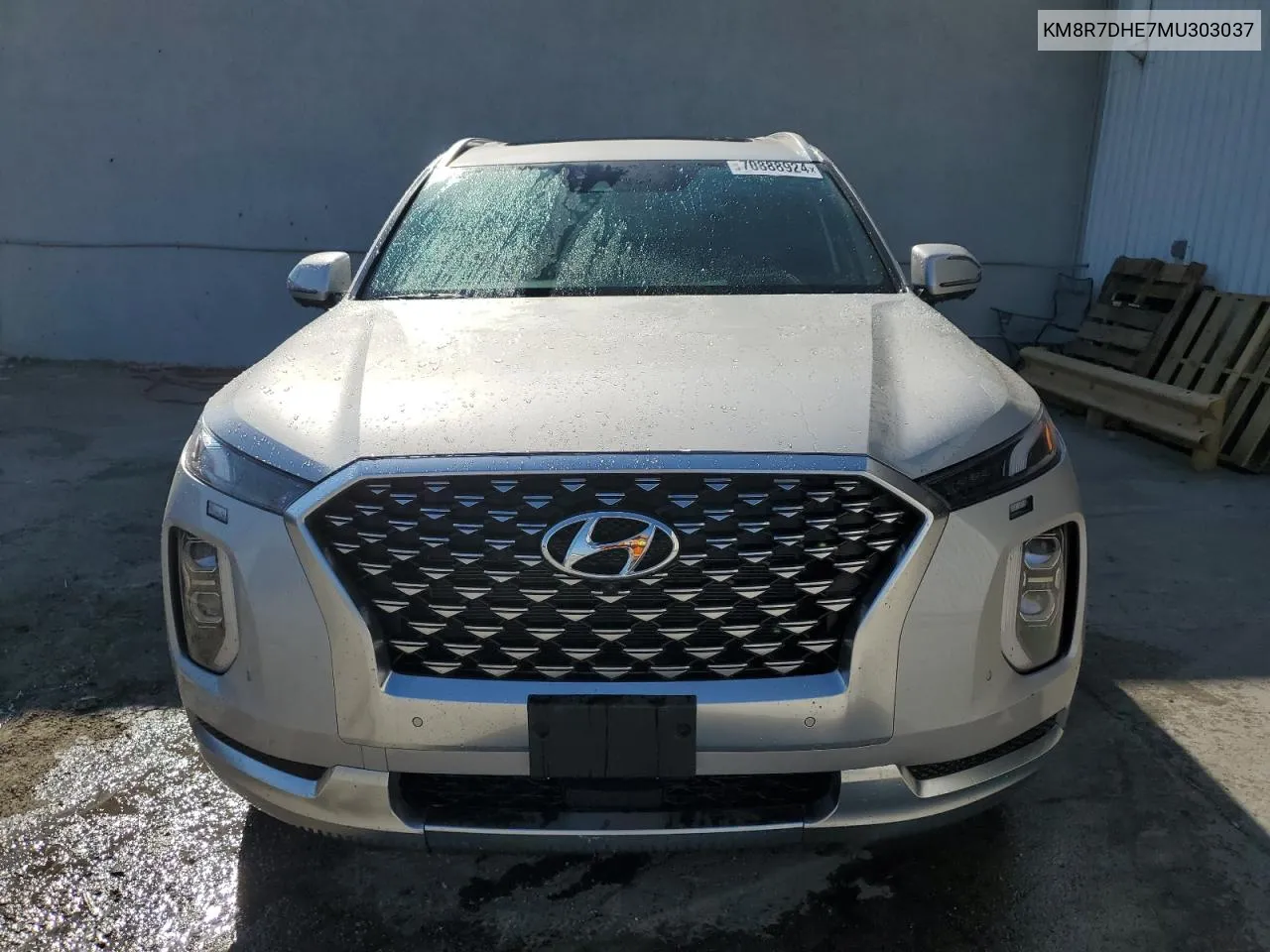 KM8R7DHE7MU303037 2021 Hyundai Palisade Calligraphy