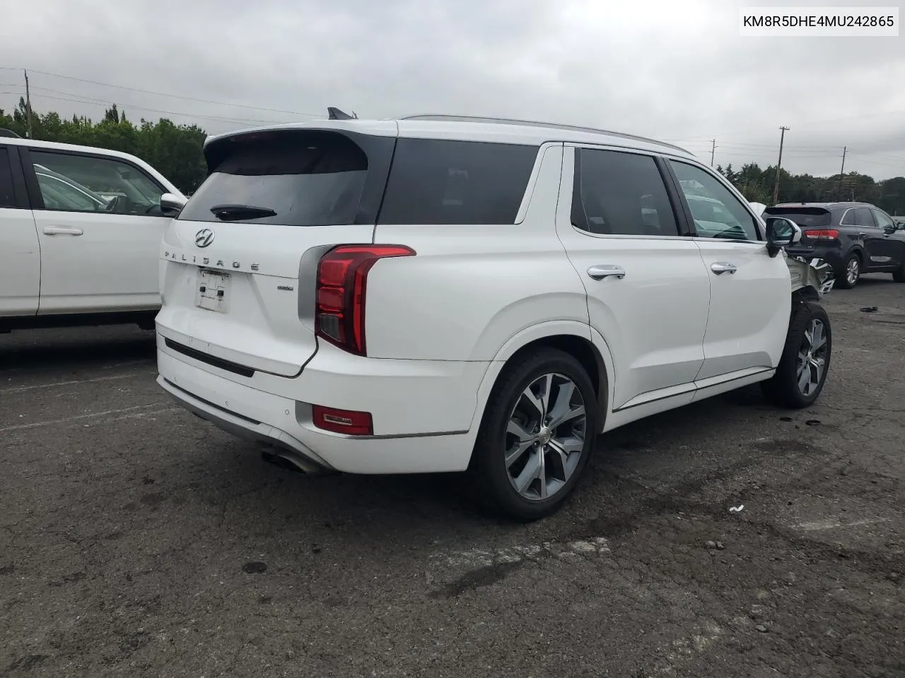 KM8R5DHE4MU242865 2021 Hyundai Palisade Limited